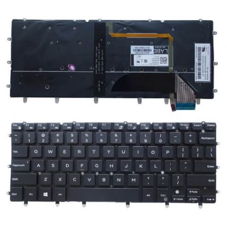 keyboard DELL Inspiron 13 7000 کیبورد لپ تاپ دل